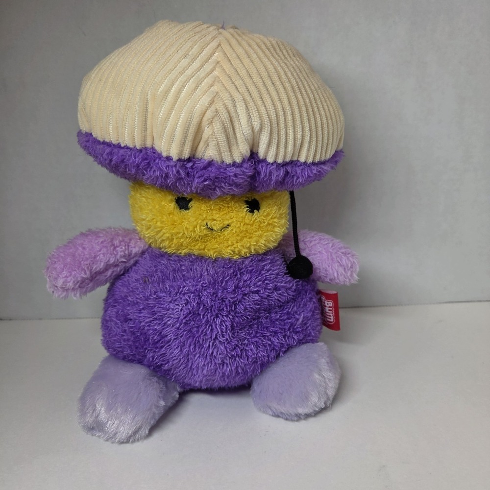 Russ Bum Bumz Leslie Purple Lamp Beanbag Beanie‎ Plush 9"